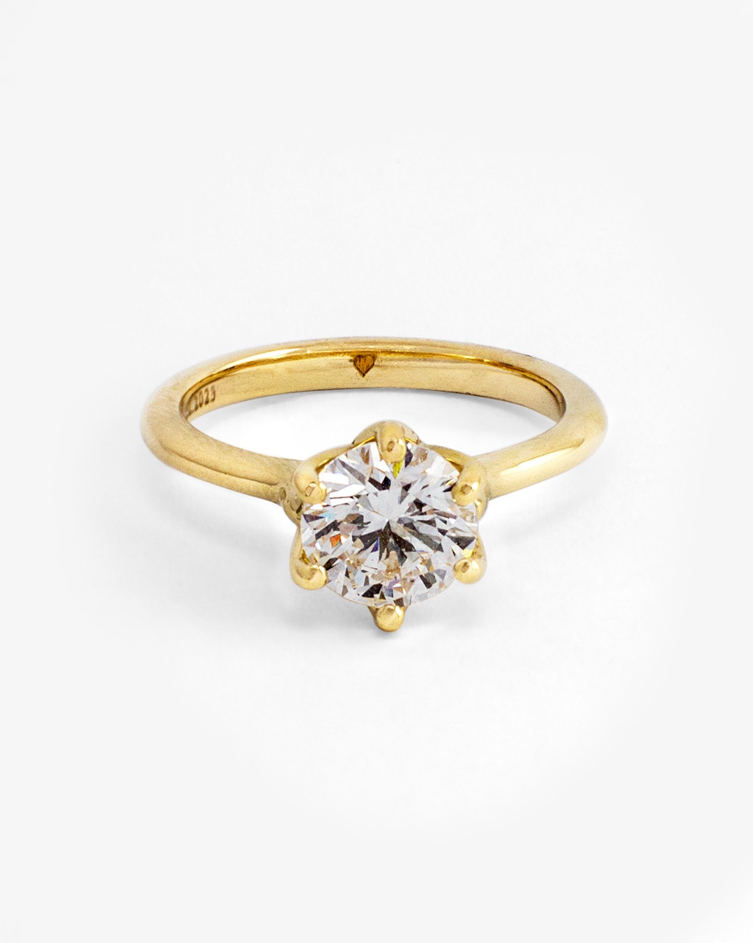 Anillo Solitario Tulipán